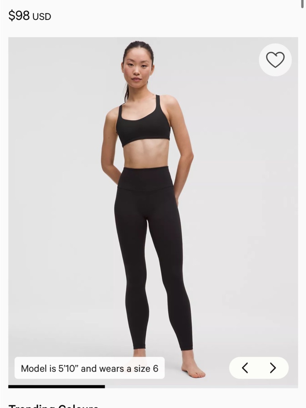 lululemon athletica Black High-Rise Leggings